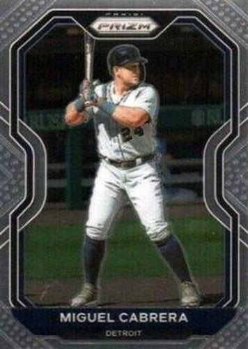 #250 Miguel Cabrera - Detroit Tigers - 2021 Panini Prizm Baseball