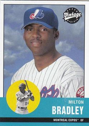 #250 Milton Bradley - Montreal Expos - 2001 Upper Deck Vintage Baseball