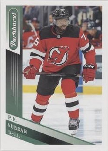 #250 P.K. Subban - New Jersey Devils - 2019-20 Parkhurst Hockey