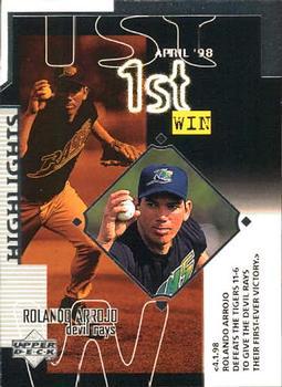 #250 Rolando Arrojo - Tampa Bay Devil Rays - 1999 Upper Deck Baseball