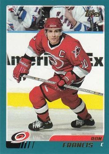#250 Ron Francis - Carolina Hurricanes - 2003-04 Topps Hockey