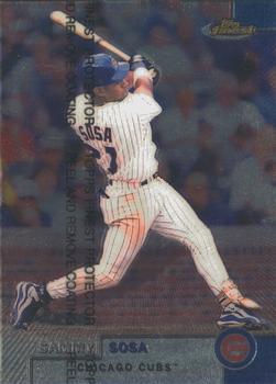 #250 Sammy Sosa - Chicago Cubs - 1999 Finest Baseball