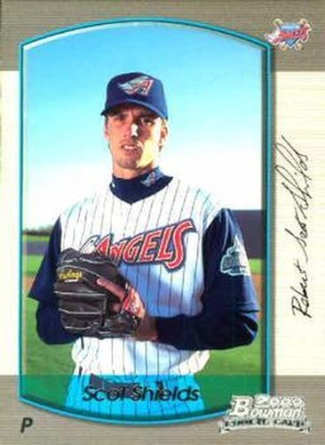 #250 Scot Shields - Anaheim Angels - 2000 Bowman Baseball