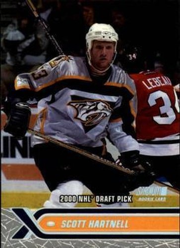 #250 Scott Hartnell - Nashville Predators - 2000-01 Stadium Club Hockey
