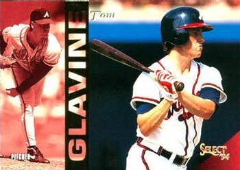 #250 Tom Glavine - Atlanta Braves - 1994 Select Baseball