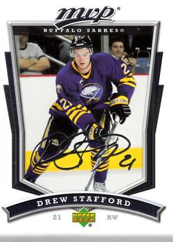 #250 Drew Stafford - Buffalo Sabres - 2007-08 Upper Deck MVP Hockey