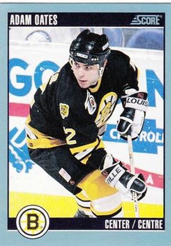 #250 Adam Oates - Boston Bruins - 1992-93 Score Canadian Hockey