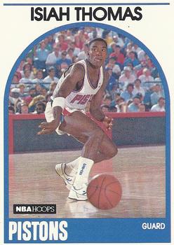 #250 Isiah Thomas - Detroit Pistons - 1989-90 Hoops Basketball