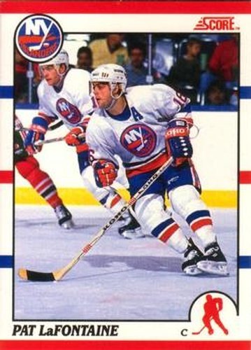#250 Pat LaFontaine - New York Islanders - 1990-91 Score Canadian Hockey