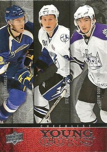 #250 Young Guns Checklist - St. Louis Blues / Tampa Bay Lightning / Los Angeles Kings - 2008-09 Upper Deck Hockey