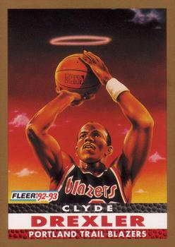 #250 Clyde Drexler - Portland Trail Blazers - 1992-93 Fleer Basketball