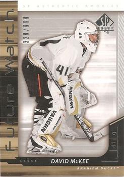 #250 David McKee - Anaheim Ducks - 2006-07 SP Authentic Hockey