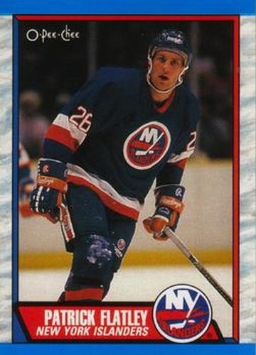 #250 Patrick Flatley - New York Islanders - 1989-90 O-Pee-Chee Hockey