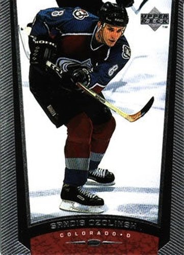 #250 Sandis Ozolinsh - Colorado Avalanche - 1998-99 Upper Deck Hockey