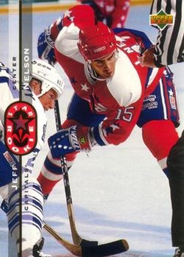 #250 Jeff Nelson - Washington Capitals - 1994-95 Upper Deck Hockey