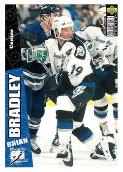#250 Brian Bradley - Tampa Bay Lightning - 1996-97 Collector's Choice Hockey