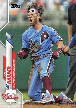 #250 Bryce Harper - Philadelphia Phillies - 2020 Topps Baseball