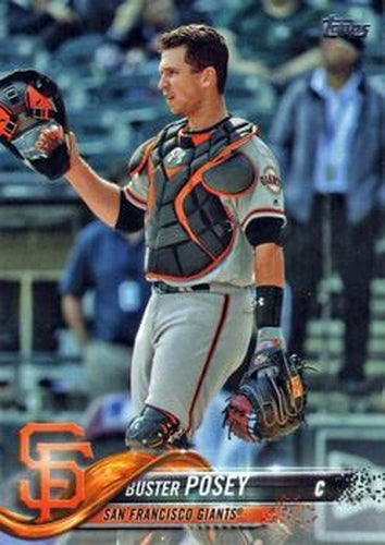 #250 Buster Posey - San Francisco Giants - 2018 Topps Baseball