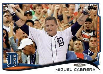 #250a Miguel Cabrera - Detroit Tigers - 2014 Topps Baseball