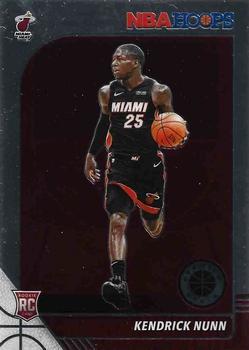 #250b Kendrick Nunn - Miami Heat - 2019-20 Hoops Premium Stock Basketball