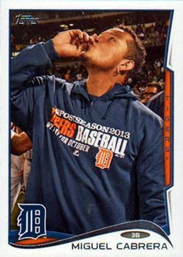 #250b Miguel Cabrera - Detroit Tigers - 2014 Topps Baseball