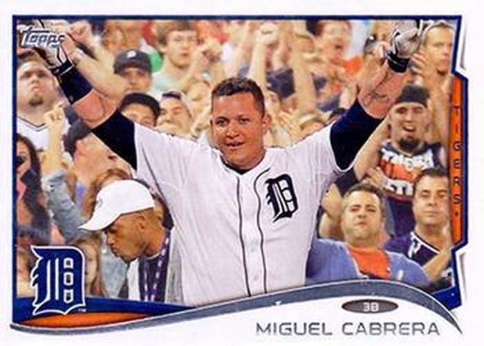 #250c Miguel Cabrera - Detroit Tigers - 2014 Topps Baseball