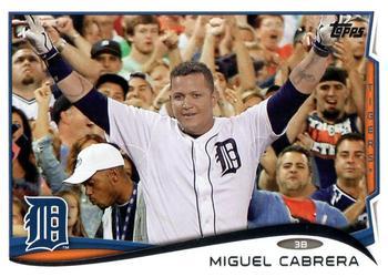 #250d Miguel Cabrera - Detroit Tigers - 2014 Topps Baseball