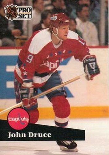 #251 John Druce - 1991-92 Pro Set Hockey