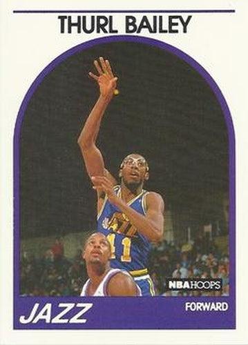 #251 Thurl Bailey - Utah Jazz - 1989-90 Hoops Basketball