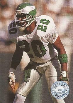 #251 Andre Waters - Philadelphia Eagles - 1991 Pro Set Platinum Football