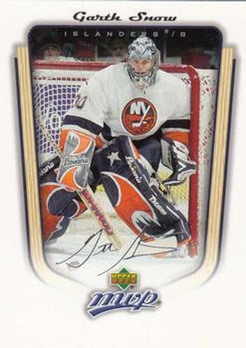 #251 Garth Snow - New York Islanders - 2005-06 Upper Deck MVP Hockey