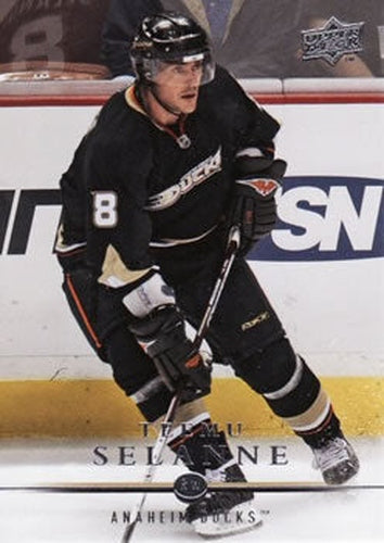 #251 Teemu Selanne - Anaheim Ducks - 2008-09 Upper Deck Hockey