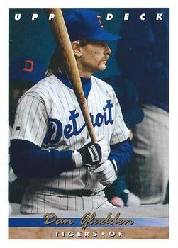 #251 Dan Gladden - Detroit Tigers - 1993 Upper Deck Baseball