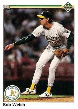 #251 Bob Welch - Oakland Athletics - 1990 Upper Deck Baseball