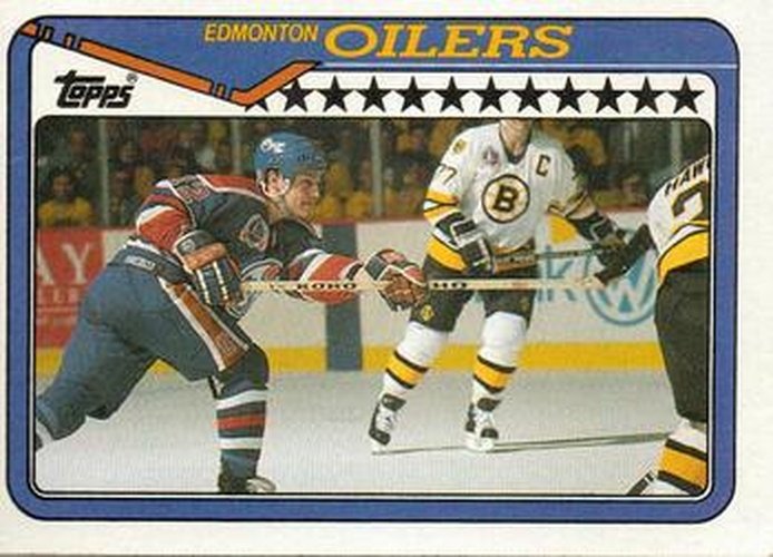 #251 Edmonton Oilers - Edmonton Oilers - 1990-91 Topps Hockey