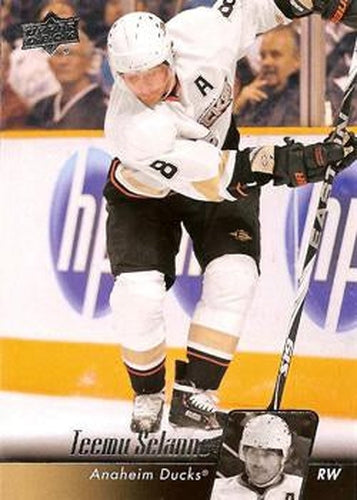 #251 Teemu Selanne - Anaheim Ducks - 2010-11 Upper Deck Hockey