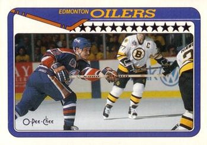 #251 Edmonton Oilers - Edmonton Oilers - 1990-91 O-Pee-Chee Hockey