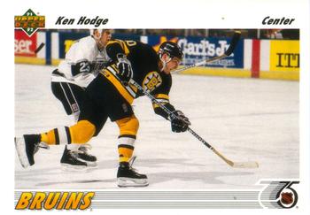 #251 Ken Hodge - Boston Bruins - 1991-92 Upper Deck Hockey