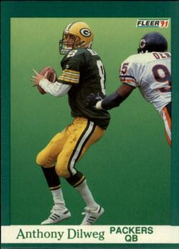 #251 Anthony Dilweg - Green Bay Packers - 1991 Fleer Football