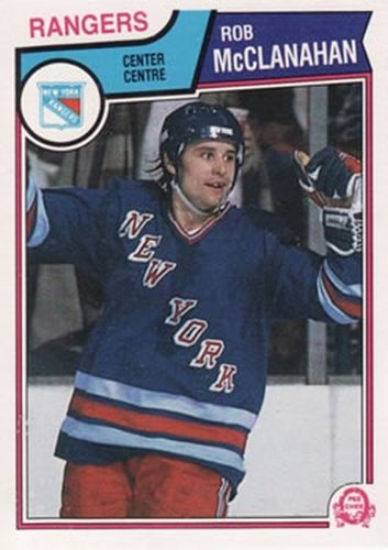 #251 Rob McClanahan - New York Rangers - 1983-84 O-Pee-Chee Hockey