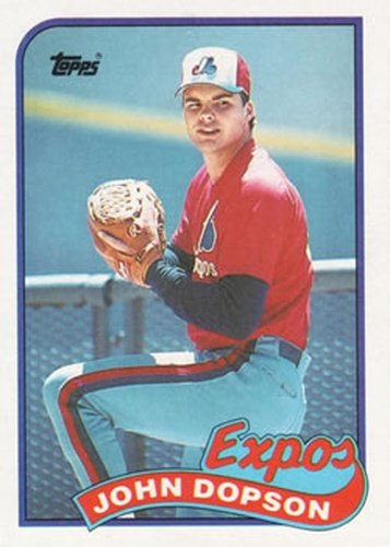 #251 John Dopson - Montreal Expos - 1989 Topps Baseball