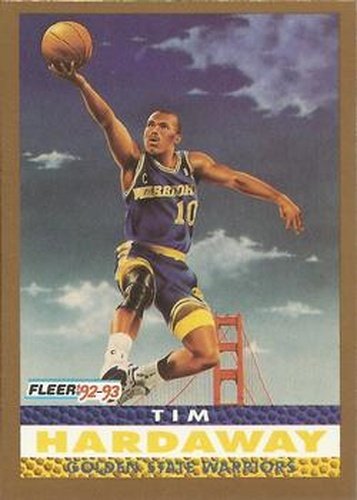 #251 Tim Hardaway - Golden State Warriors - 1992-93 Fleer Basketball