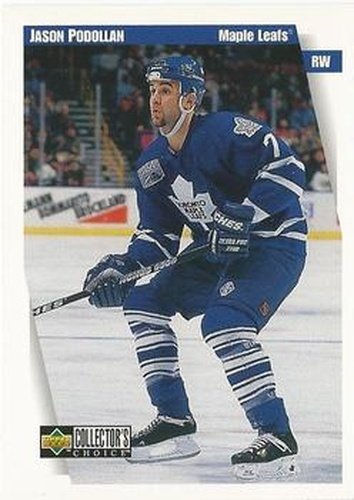 #251 Jason Podollan - Toronto Maple Leafs - 1997-98 Collector's Choice Hockey