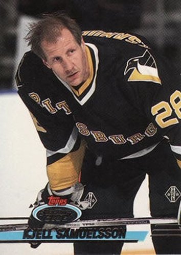 #251 Kjell Samuelsson - Pittsburgh Penguins - 1993-94 Stadium Club Hockey