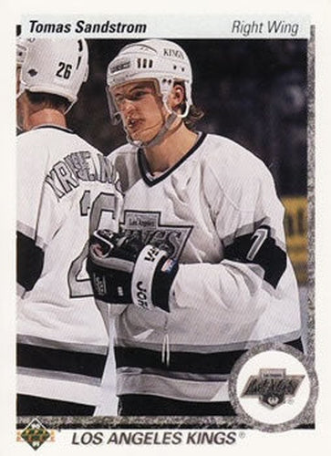 #251 Tomas Sandstrom - Los Angeles Kings - 1990-91 Upper Deck Hockey