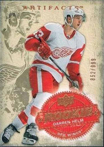 #251 Darren Helm - Detroit Red Wings - 2008-09 Upper Deck Artifacts Hockey