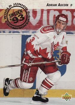 #251 Adrian Aucoin - Canada - 1993-94 Upper Deck Hockey