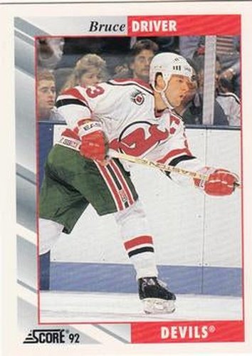 #251 Bruce Driver - New Jersey Devils - 1992-93 Score USA Hockey