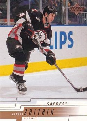#251 Alexei Zhitnik - Buffalo Sabres - 2000-01 Upper Deck Hockey