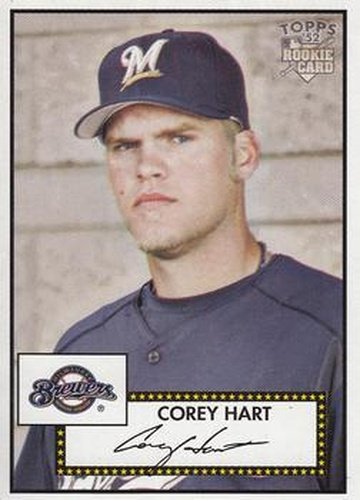 #251 Corey Hart - Milwaukee Brewers - 2006 Topps 1952 Edition Baseball